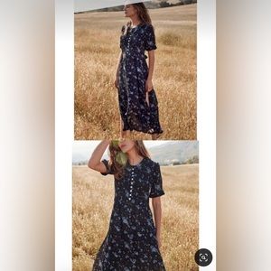 Christy Dawn Samantha Dress - rare - “night field” - M